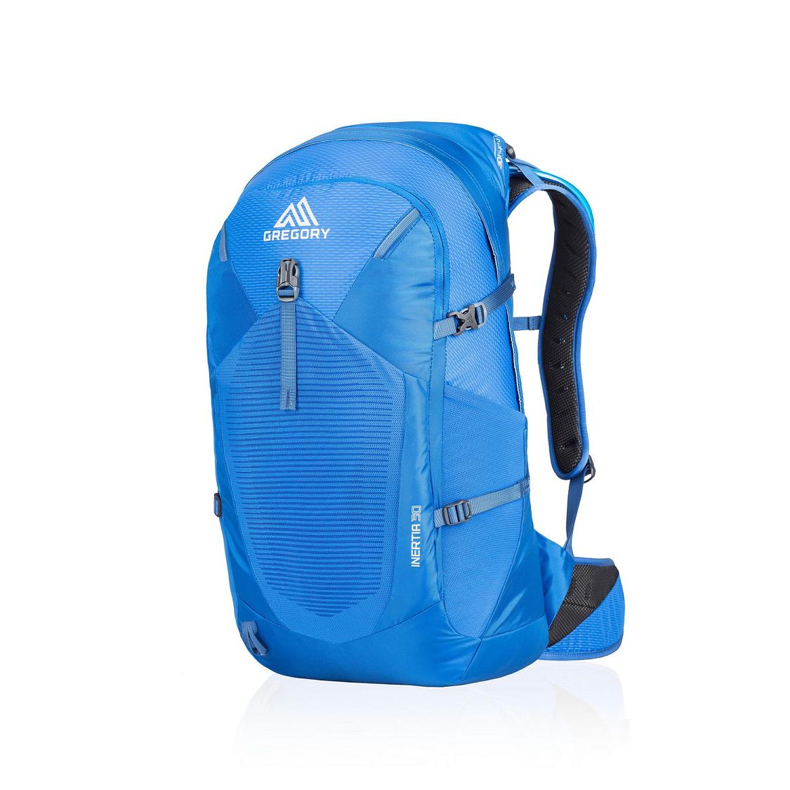Men Gregory Inertia 30 H2O Hiking Backpack Blue Usa VDXF78965